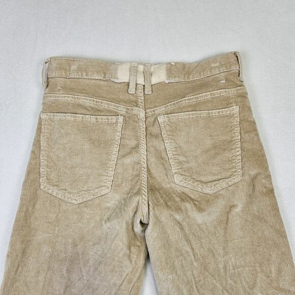 We The Free People Revolve Risk Taker Cord Jeans Corduroy Birch Beige 29 ALTERED - Picture 6 of 15